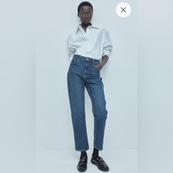 H&M SLIM MOM HIGH ANKLE JEANS - Picture 3 of 12